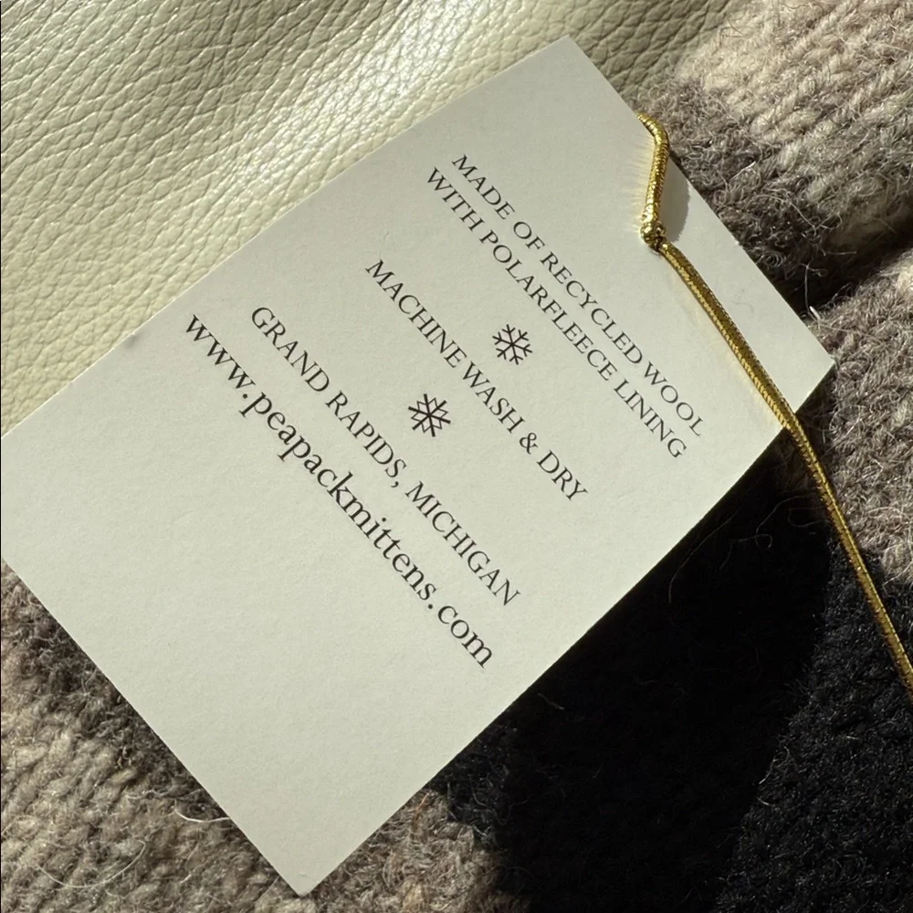 The Peapack Mitten Company Upcycled Wool Mittens‎